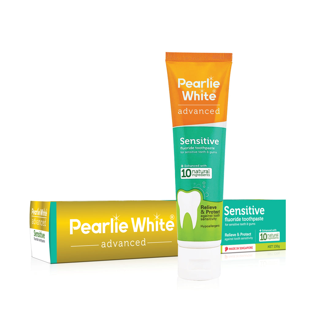 Pearlie White Advanced Sensitive Fluoride Toothpaste