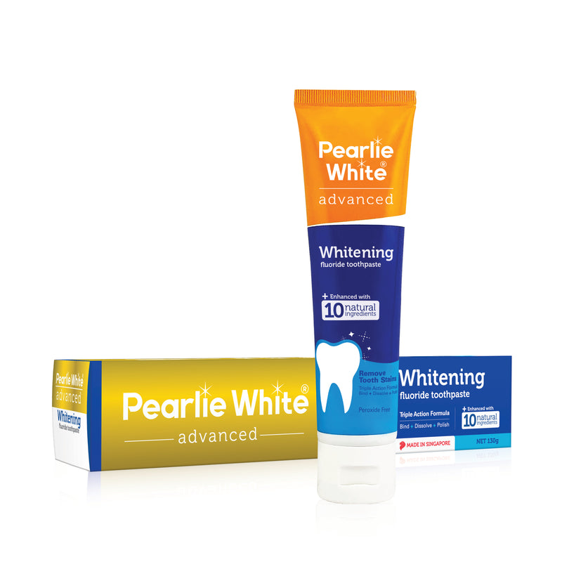 Pearlie White Advanced Whitening Fluoride Toothpaste