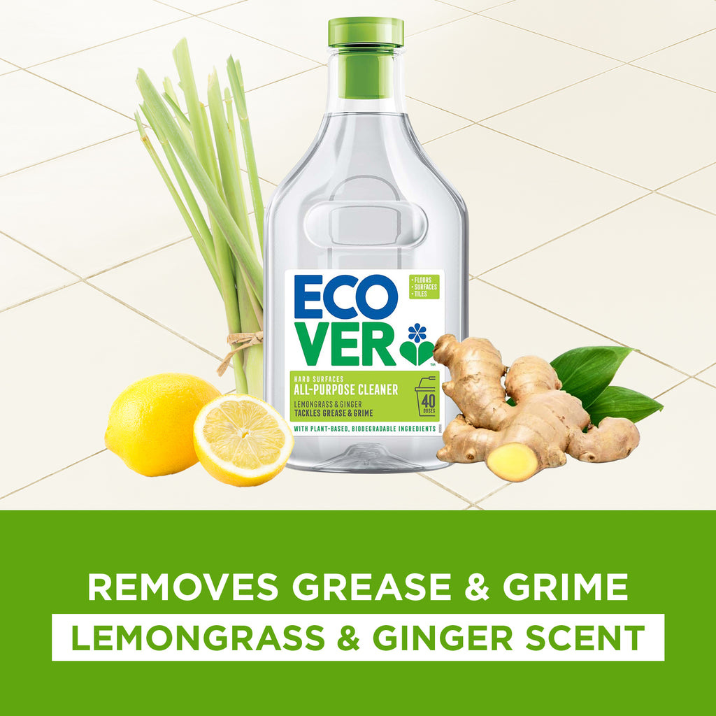 All Purpose Cleaner - Lemongrass & Ginger 1L – Ecover Singapore