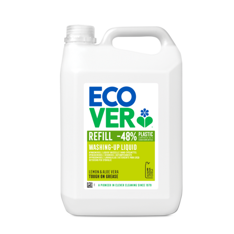 Sensitive Washing Up Liquid Refill 5L- Lemon & Aloe Vera