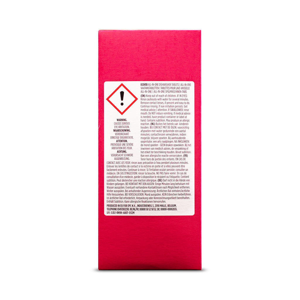 Dishwasher Tablets 68s Ecover Singapore