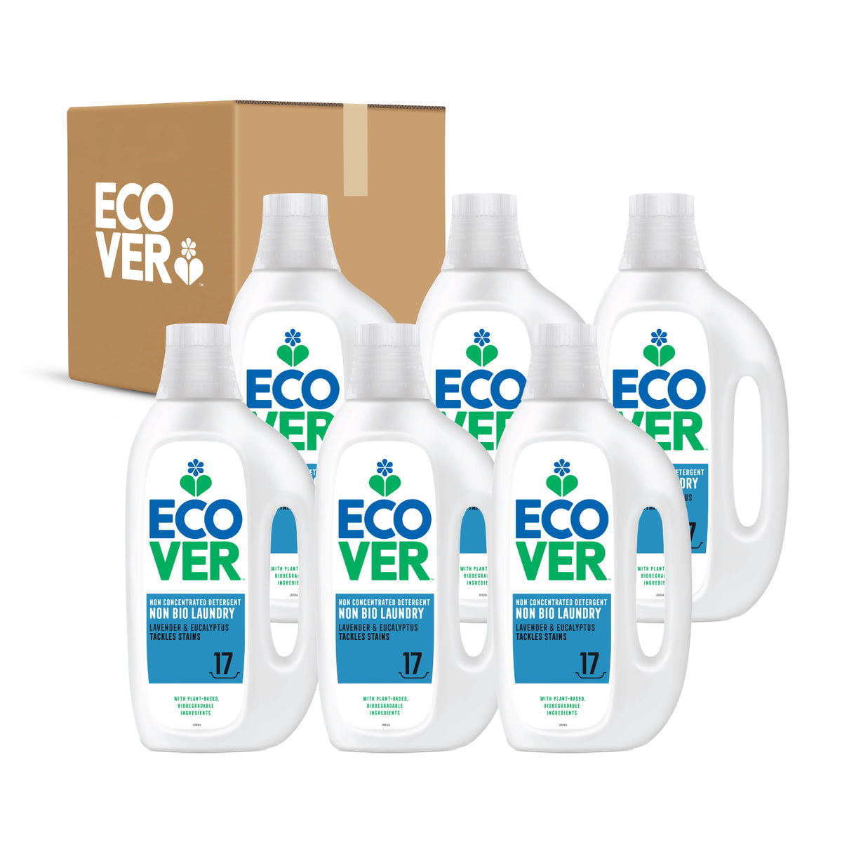 Non Bio Laundry Detergent 1.5L (Carton of 6) Ecover Singapore